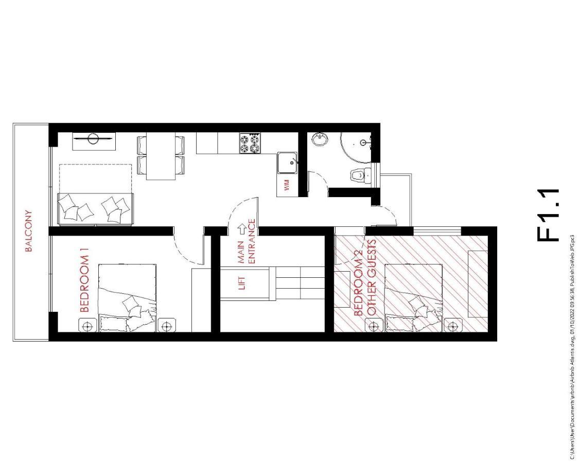 F1 1 Lovely Room, Bathroom And Living Shared St. Julian's Zewnętrze zdjęcie